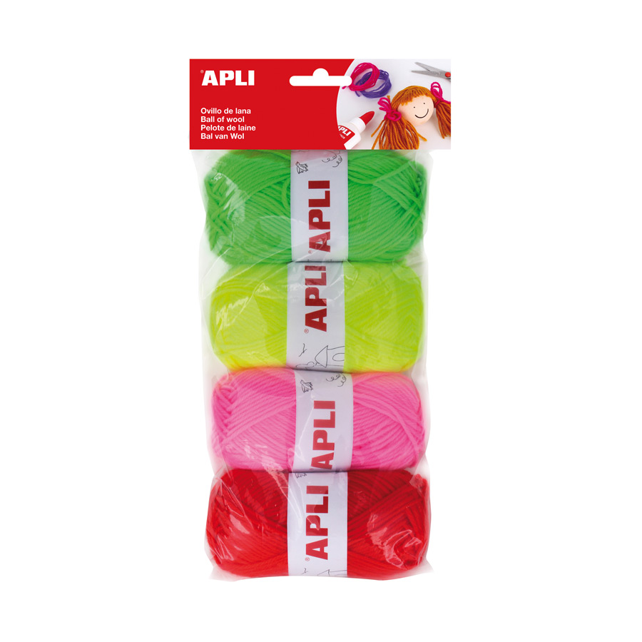 PELOTE  APLI COULEUR 14090-14091-14092-14093